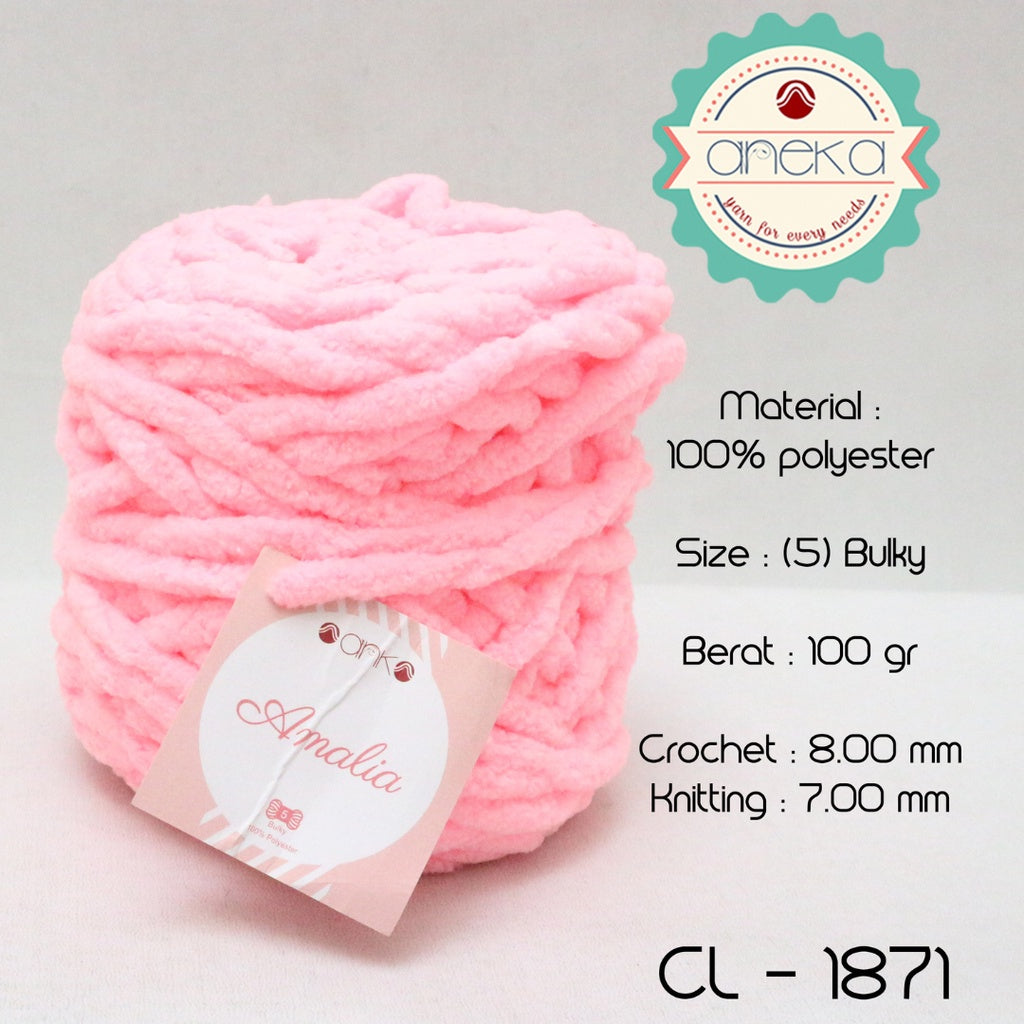 KATALOG - Benang Rajut Chenille Midi Amalia Yarn PART 1