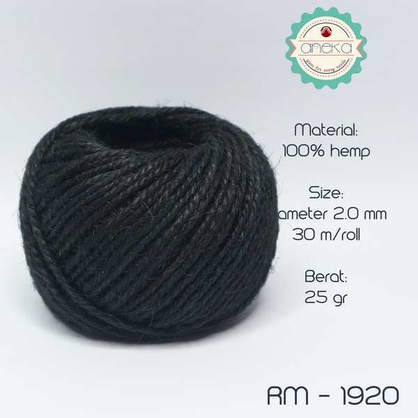 KATALOG - Tali Rami Warna Goni 25 gram 2ply / Jerami / Mendong / Pengikat Packing (+/- 30 meter)