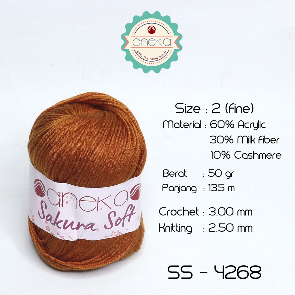 KATALOG - Benang Rajut Sakura Soft / Silk Cotton Milk Cotton Yarn Part 1