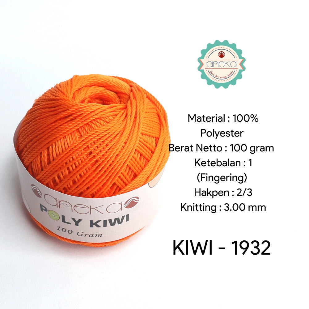 KATALOG - Benang Rajut Poli / Poly Kiwi Yarn - PREMIUM - Part 1