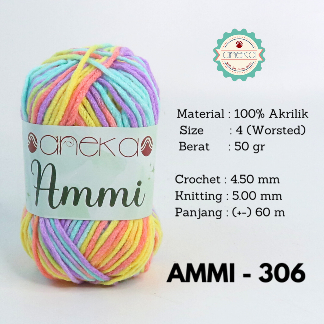 KATALOG - Benang Rajut Ammi Sembur / 100% Acrylic / 6 Ply Akrilik PART 2