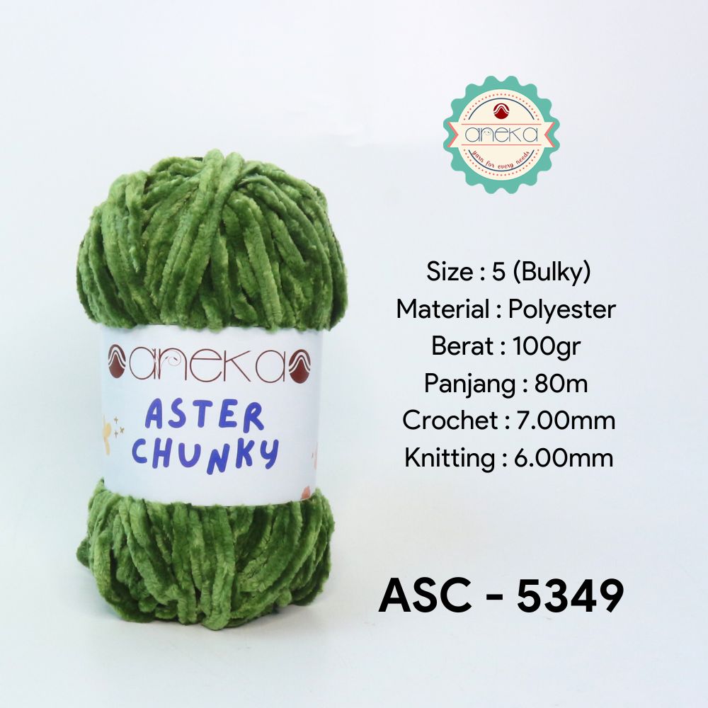 KATALOG - Benang Rajut Bludru Aster CHUNKY / Velvet Knitting Yarn
