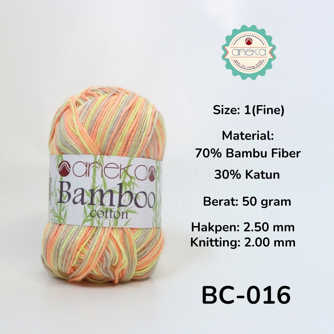 KATALOG - Benang Rajut Katun Bambu / Bamboo Cotton Crochet Knitting Yarn - Part 2