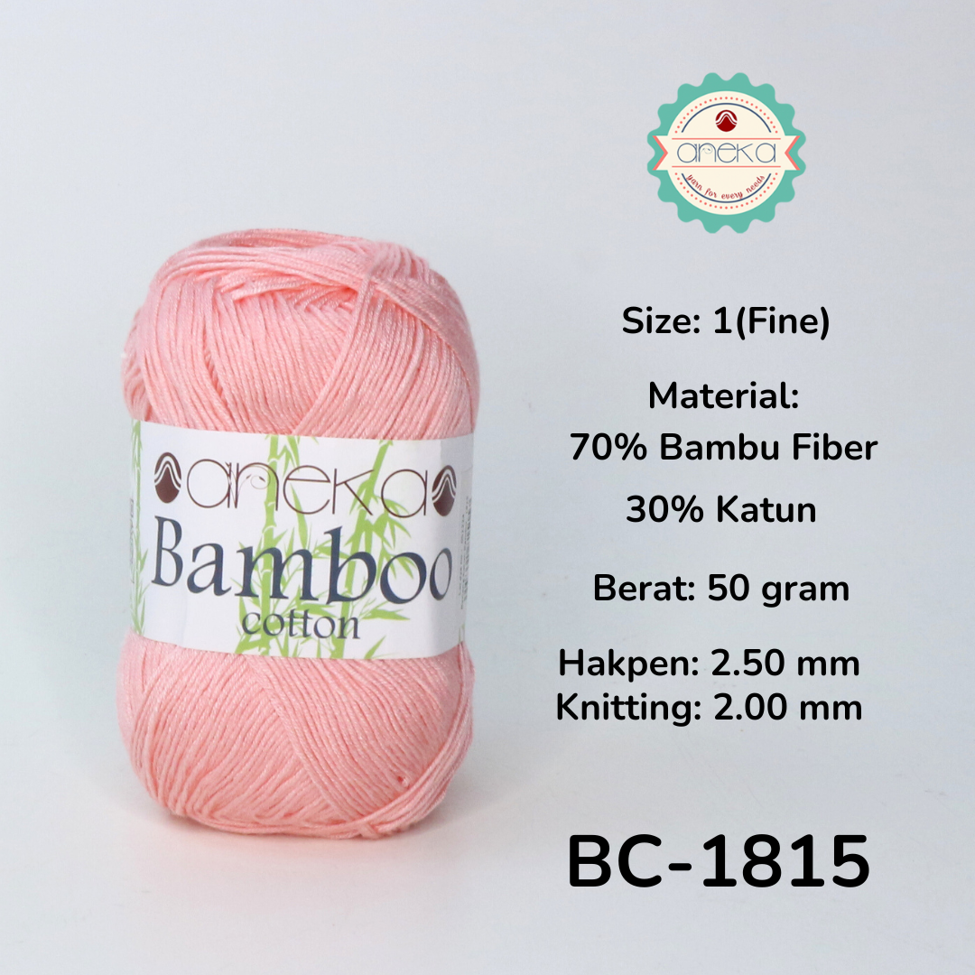 KATALOG - Benang Rajut Katun Bambu / Bamboo Soft Cotton Crochet Knittin Yarn - Part 1