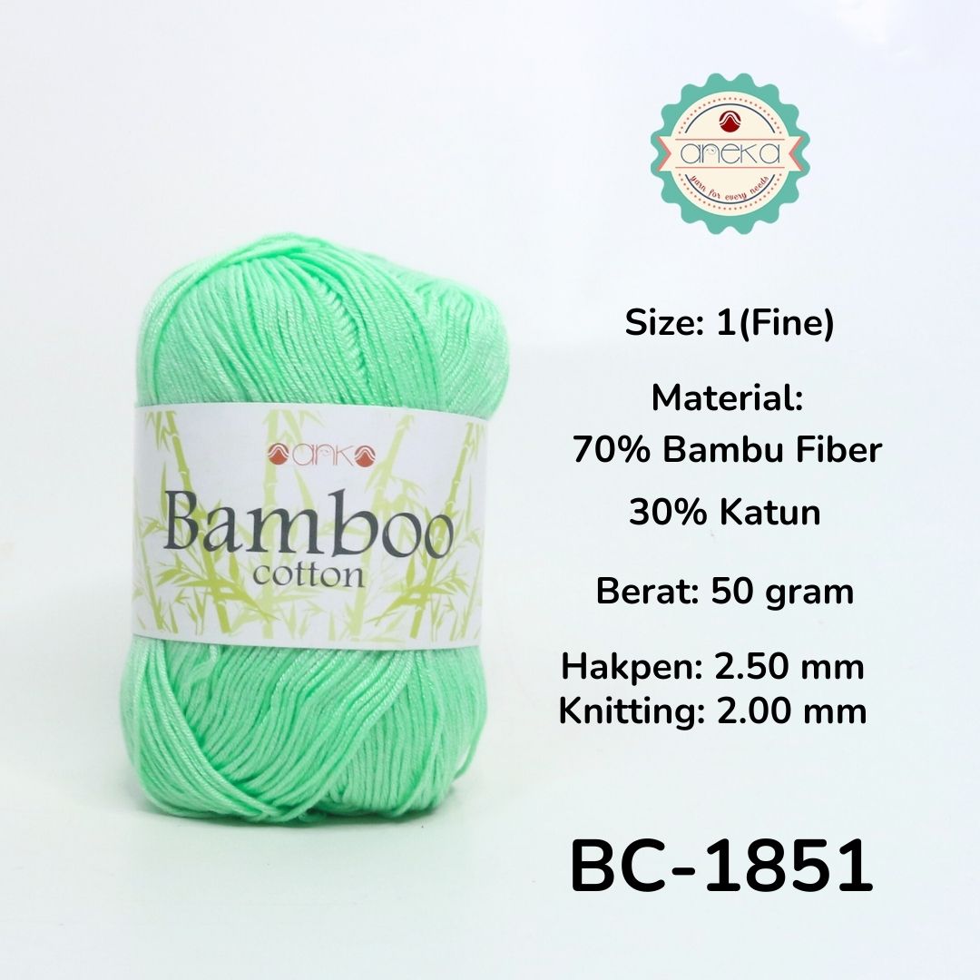 KATALOG - Benang Rajut Katun Bambu / Bamboo Cotton Crochet Knitting Yarn - Part 2