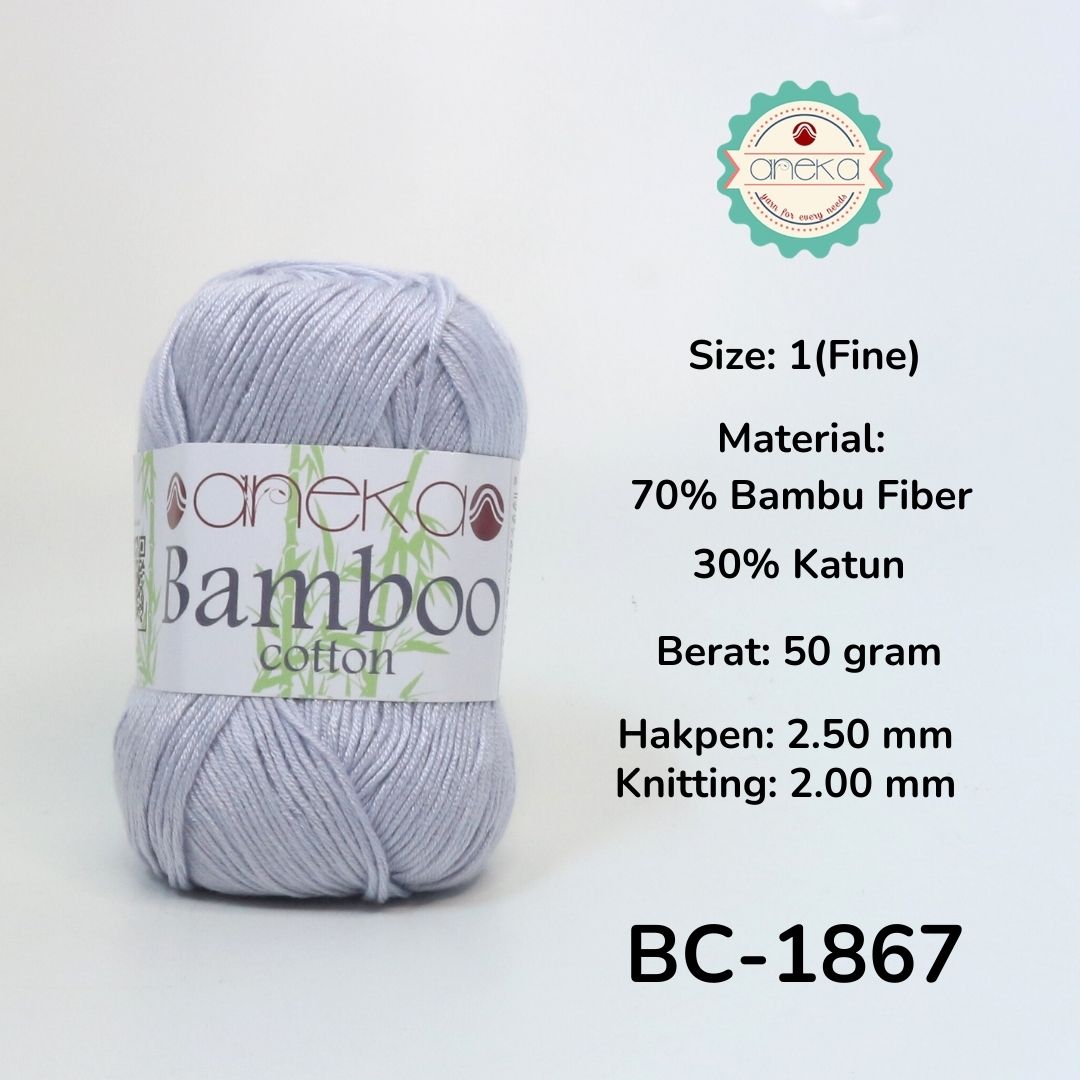 KATALOG - Benang Rajut Katun Bambu / Bamboo Cotton Crochet Knitting Yarn - Part 2