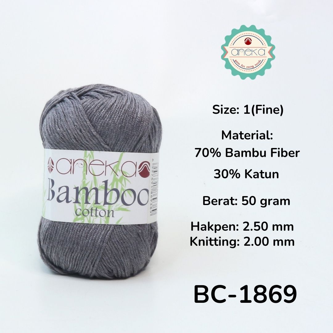 KATALOG - Benang Rajut Katun Bambu / Bamboo Cotton Crochet Knitting Yarn - Part 2
