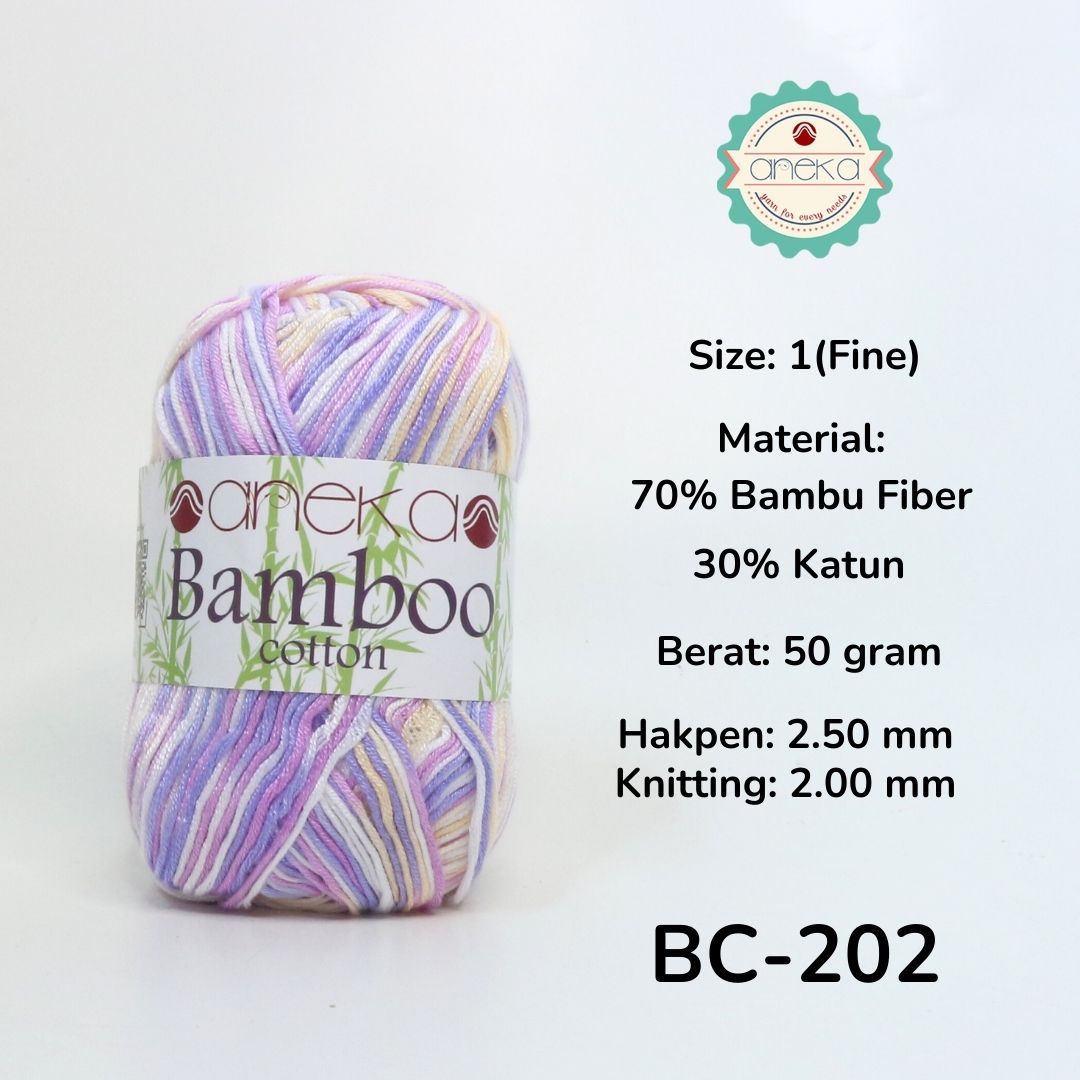 KATALOG - Benang Rajut Katun Bambu / Bamboo Cotton Crochet Knitting Yarn - Part 2