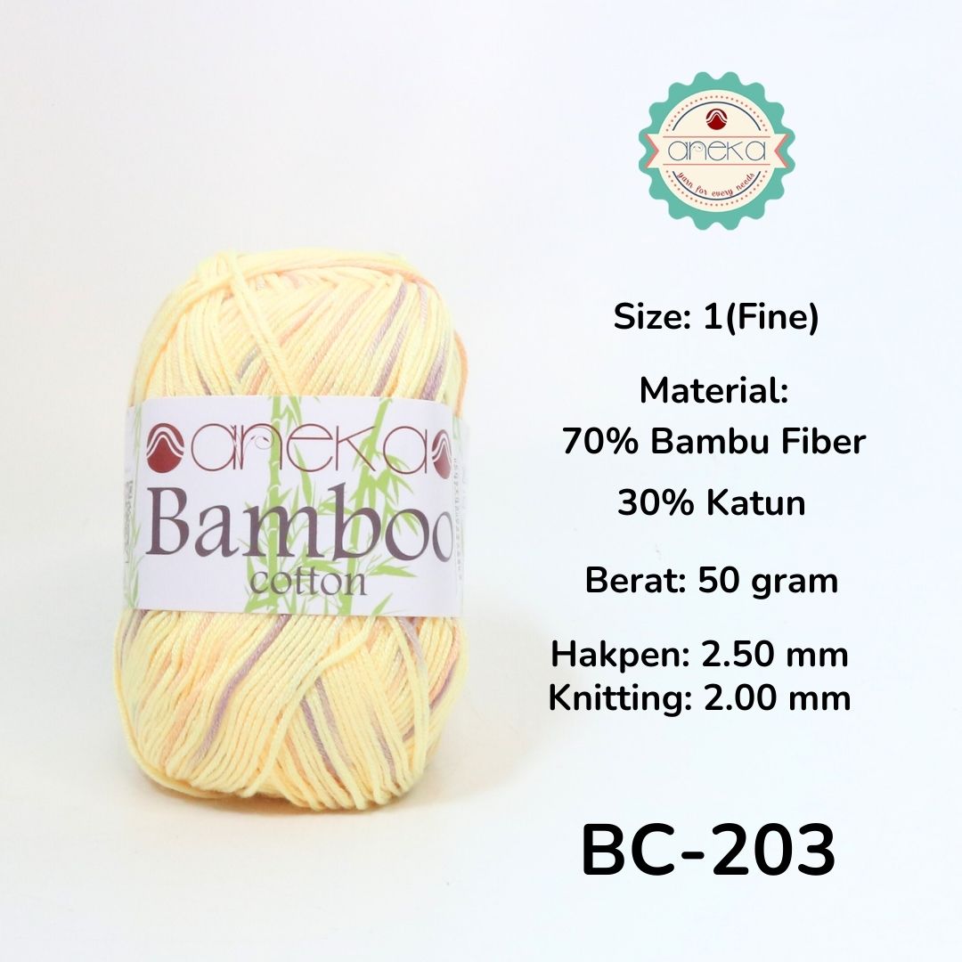 KATALOG - Benang Rajut Katun Bambu / Bamboo Cotton Crochet Knitting Yarn - Part 2