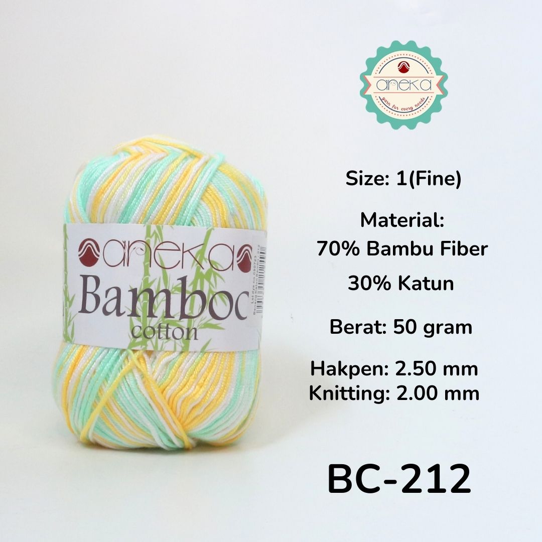 KATALOG - Benang Rajut Katun Bambu / Bamboo Cotton Crochet Knitting Yarn - Part 2