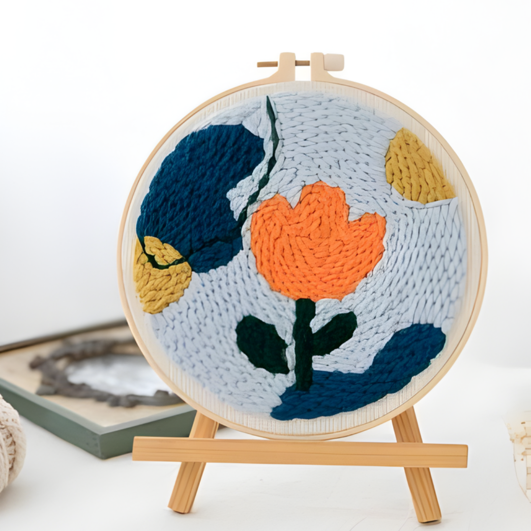 KATALOG - Round Canvas Punch Needle ANK / Kanvas Punch Bulat DIY