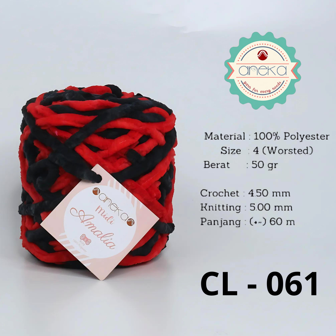 KATALOG - Benang Rajut Chenille Midi Amalia Yarn PART 2