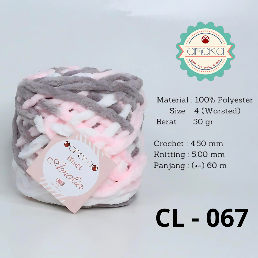 KATALOG - Benang Rajut Chenille Midi Amalia Yarn PART 2