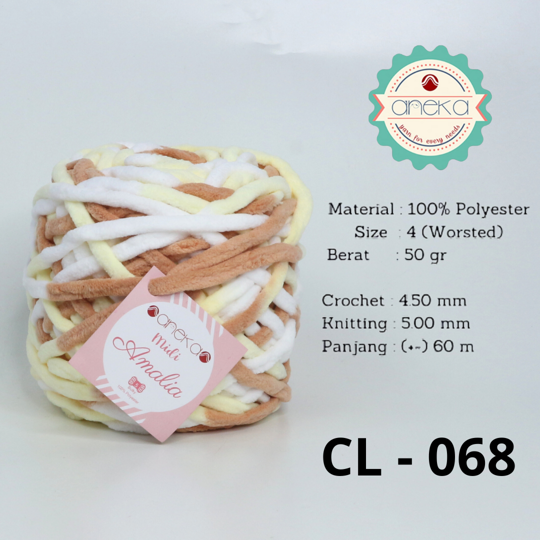 KATALOG - Benang Rajut Chenille Midi Amalia Yarn PART 2