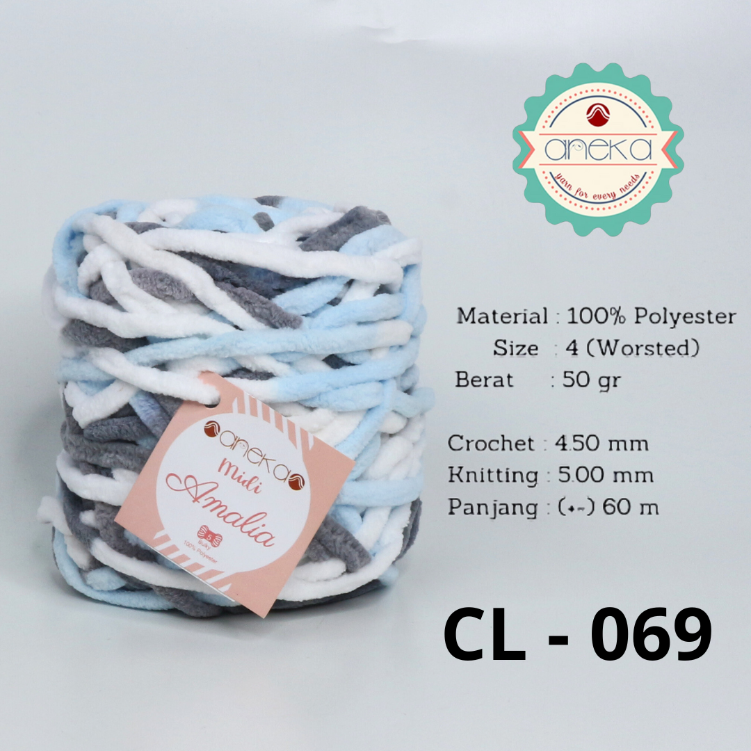 KATALOG - Benang Rajut Chenille Midi Amalia Yarn PART 2