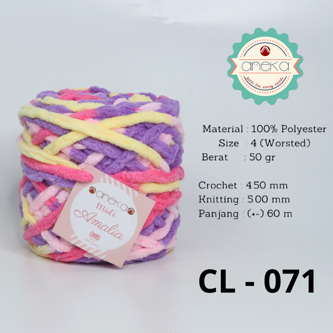 KATALOG - Benang Rajut Chenille Midi Amalia Yarn PART 2