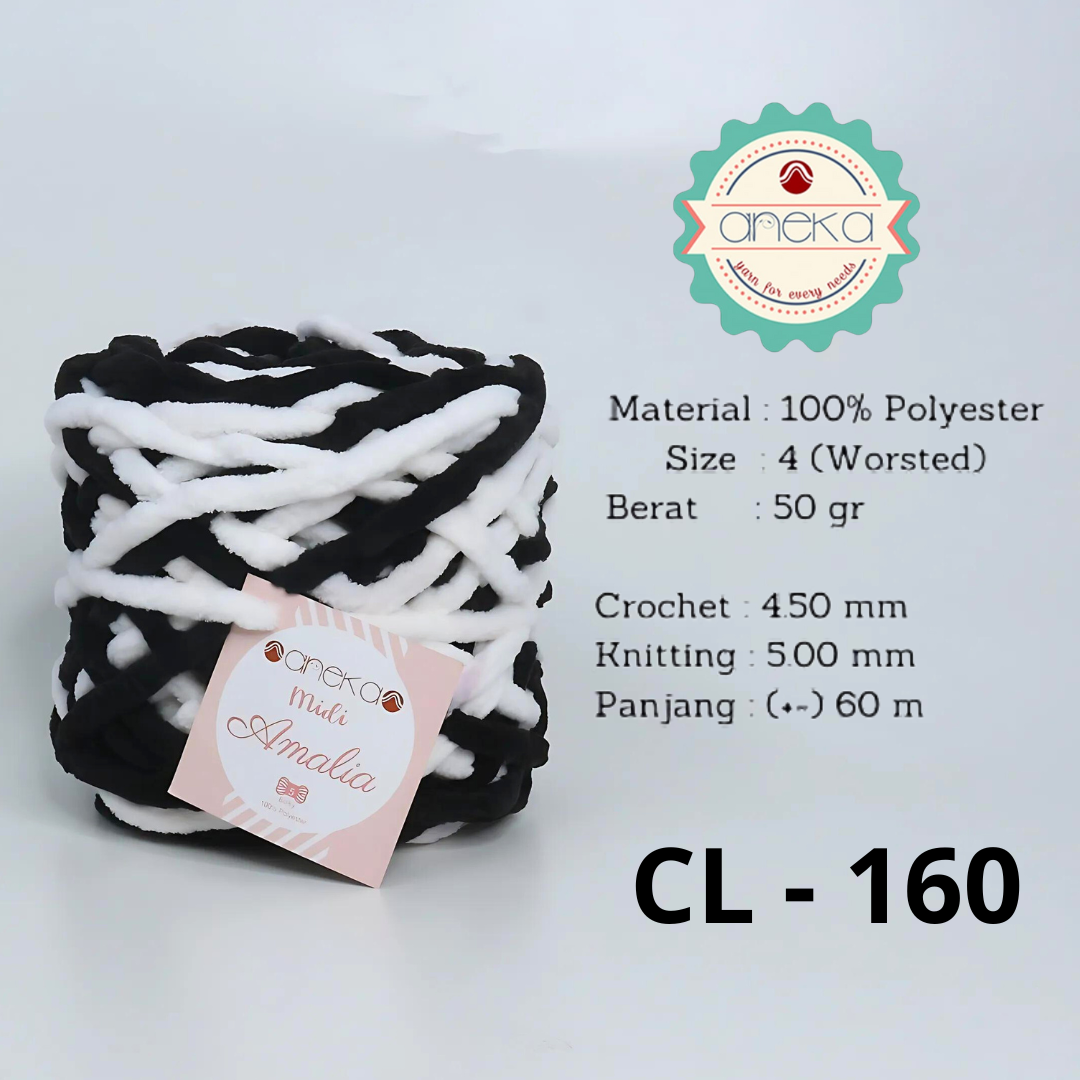 KATALOG - Benang Rajut Chenille Midi Amalia Yarn PART 2