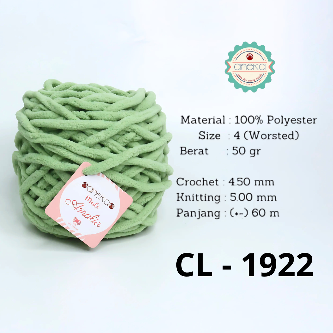 KATALOG - Benang Rajut Chenille Midi Amalia Yarn PART 1