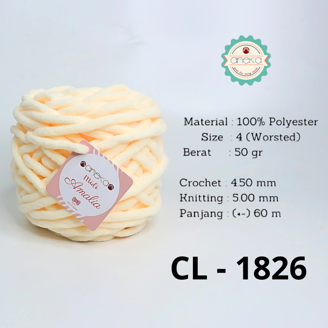 KATALOG - Benang Rajut Chenille Midi Amalia Yarn PART 1