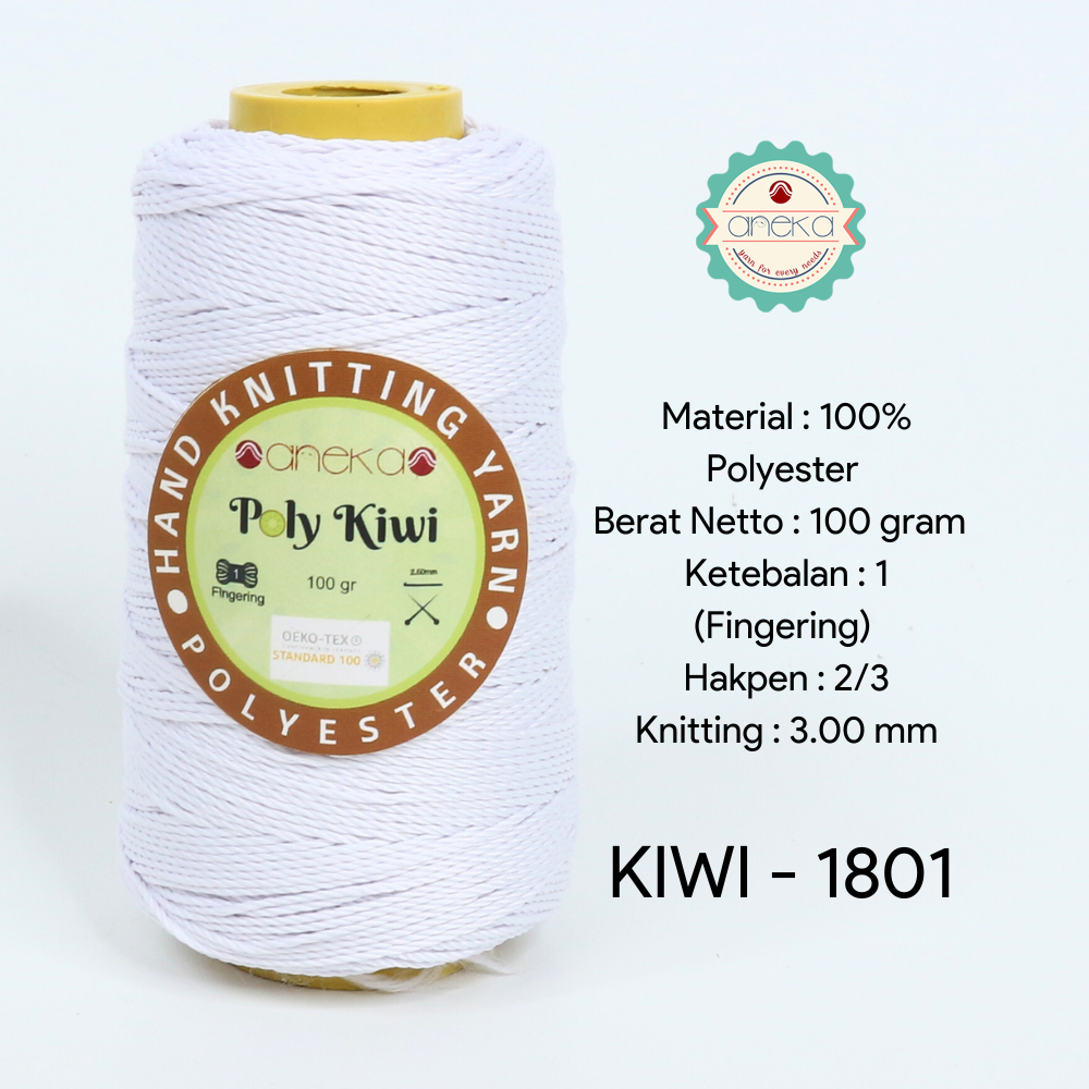 KATALOG - Benang Rajut Poli / Poly Kiwi Yarn - PREMIUM - Part 1