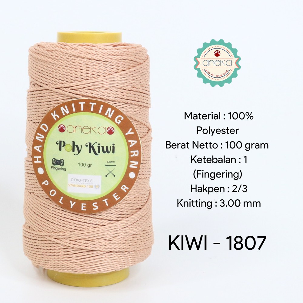 KATALOG - Benang Rajut Poli / Poly Kiwi Yarn - PREMIUM - Part 1