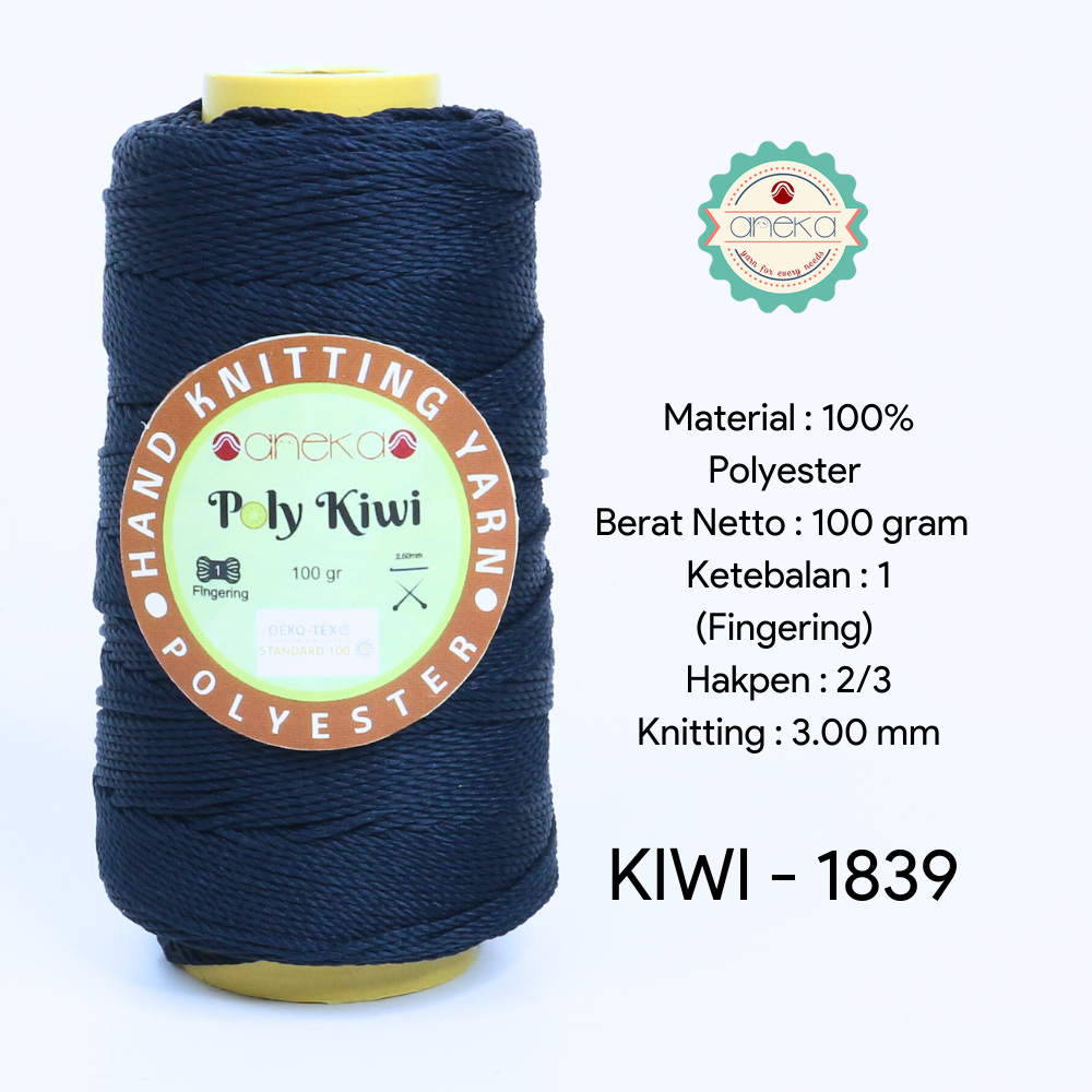 KATALOG - Benang Rajut Poli / Poly Kiwi Yarn - PREMIUM - Part 1