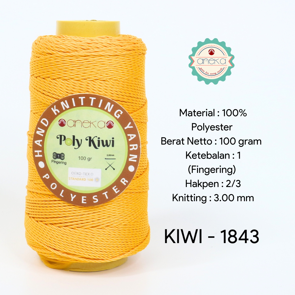 KATALOG - Benang Rajut Poli / Poly Kiwi Yarn - PREMIUM - Part 1