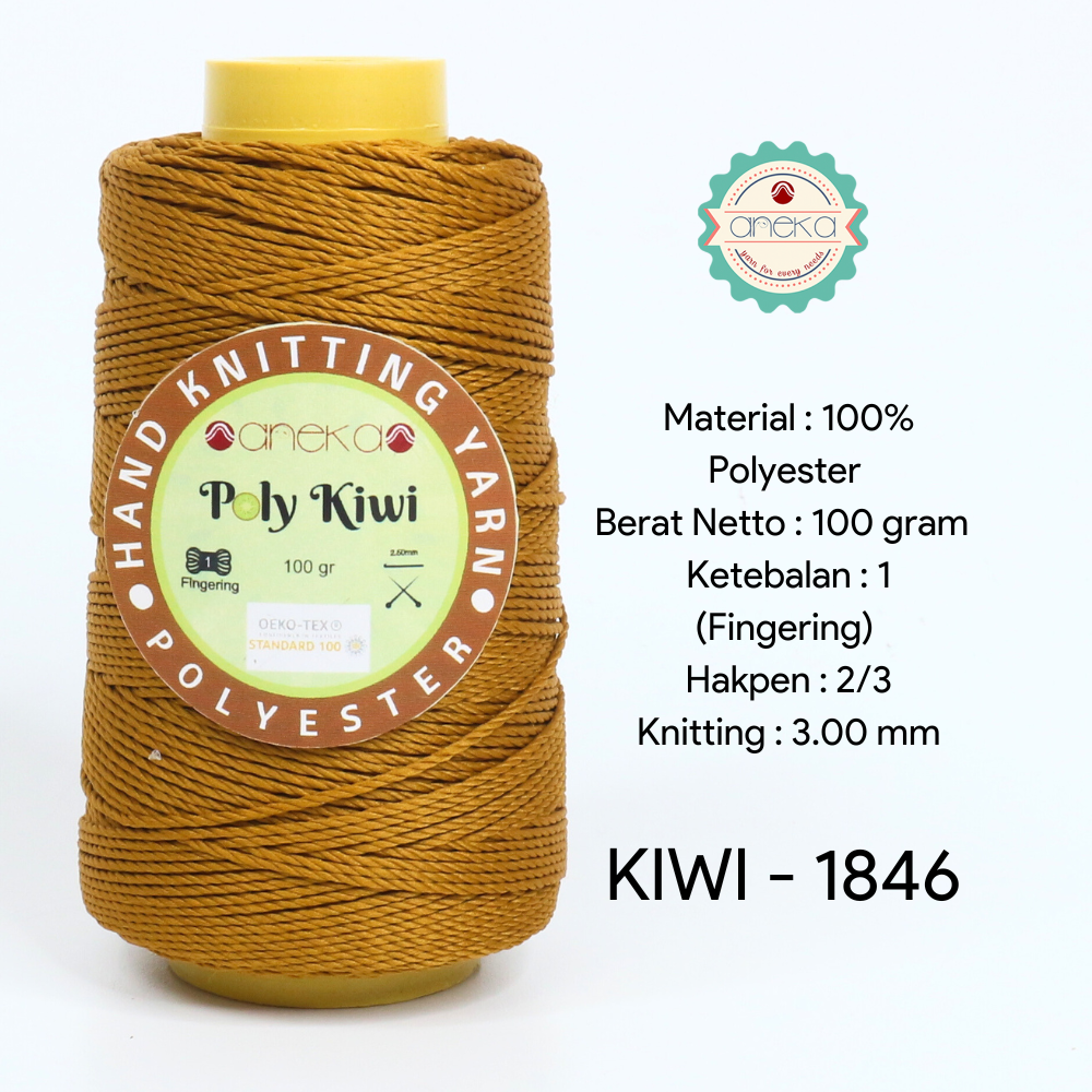 KATALOG - Benang Rajut Poli / Poly Kiwi Yarn - PREMIUM - Part 1