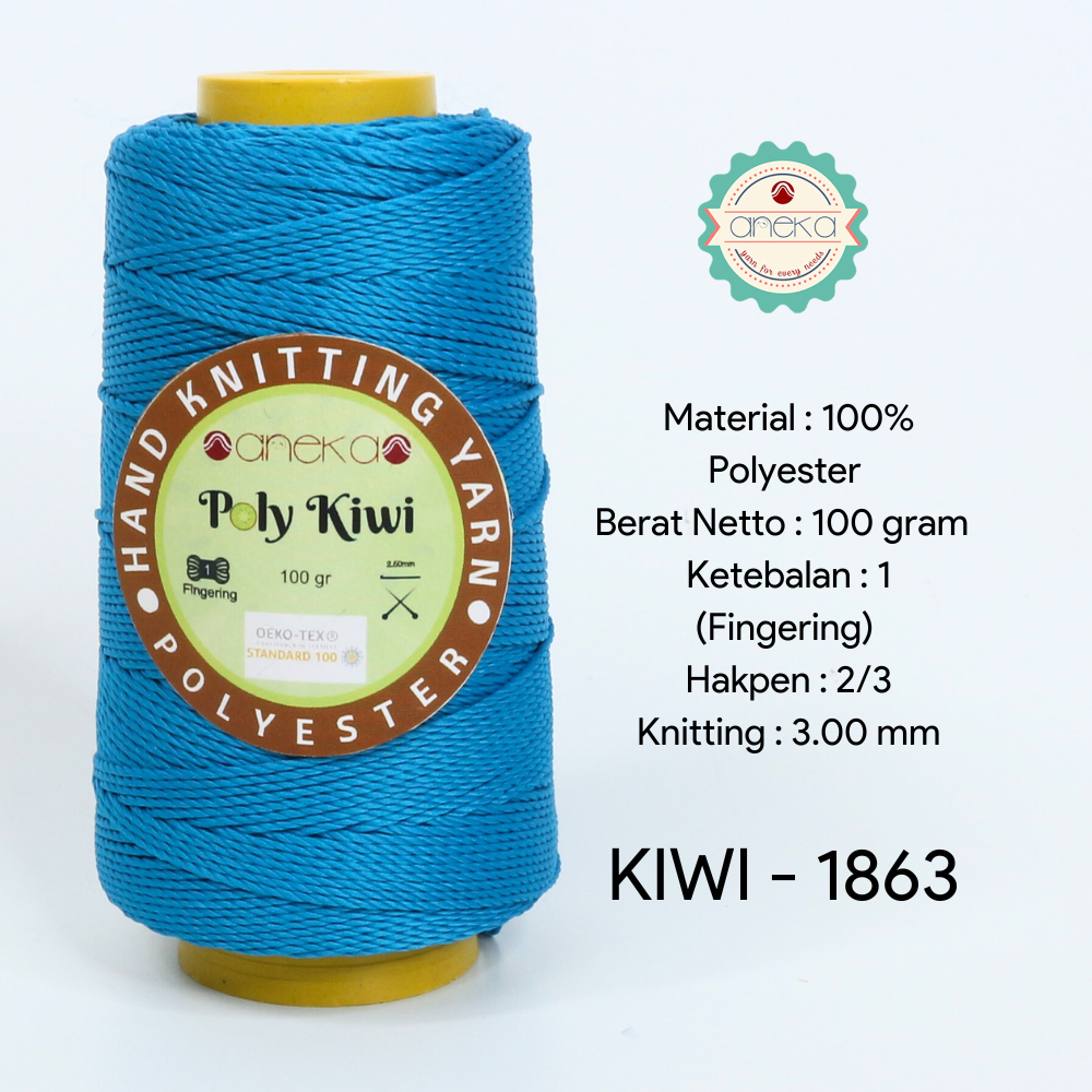 KATALOG - Benang Rajut Poli / Poly Kiwi Yarn - PREMIUM - Part 1