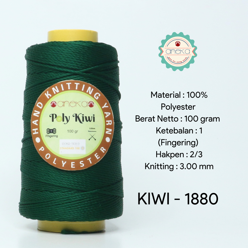 KATALOG - Benang Rajut Poli / Poly Kiwi Yarn - PREMIUM - Part 1
