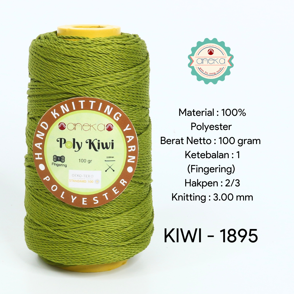 KATALOG - Benang Rajut Poli / Poly Kiwi Yarn - PREMIUM - Part 1