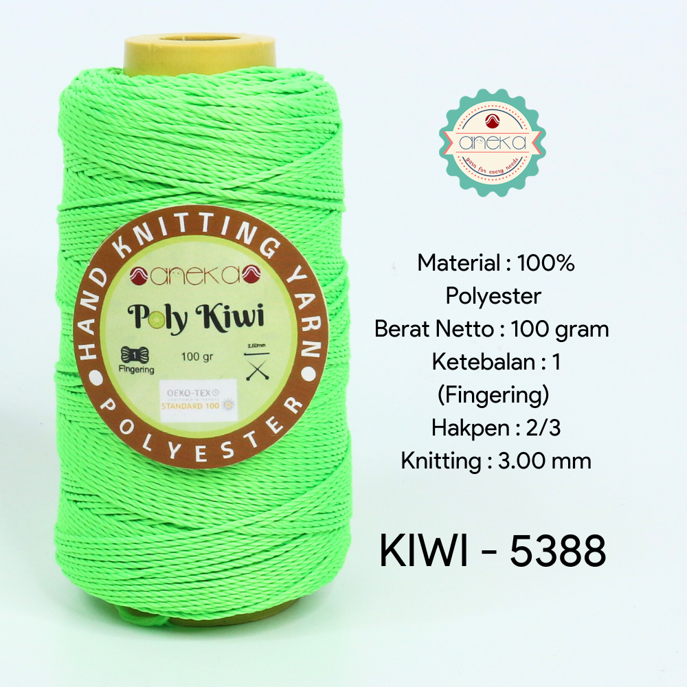KATALOG - Benang Rajut Poli / Poly Kiwi Yarn - PREMIUM - Part 1