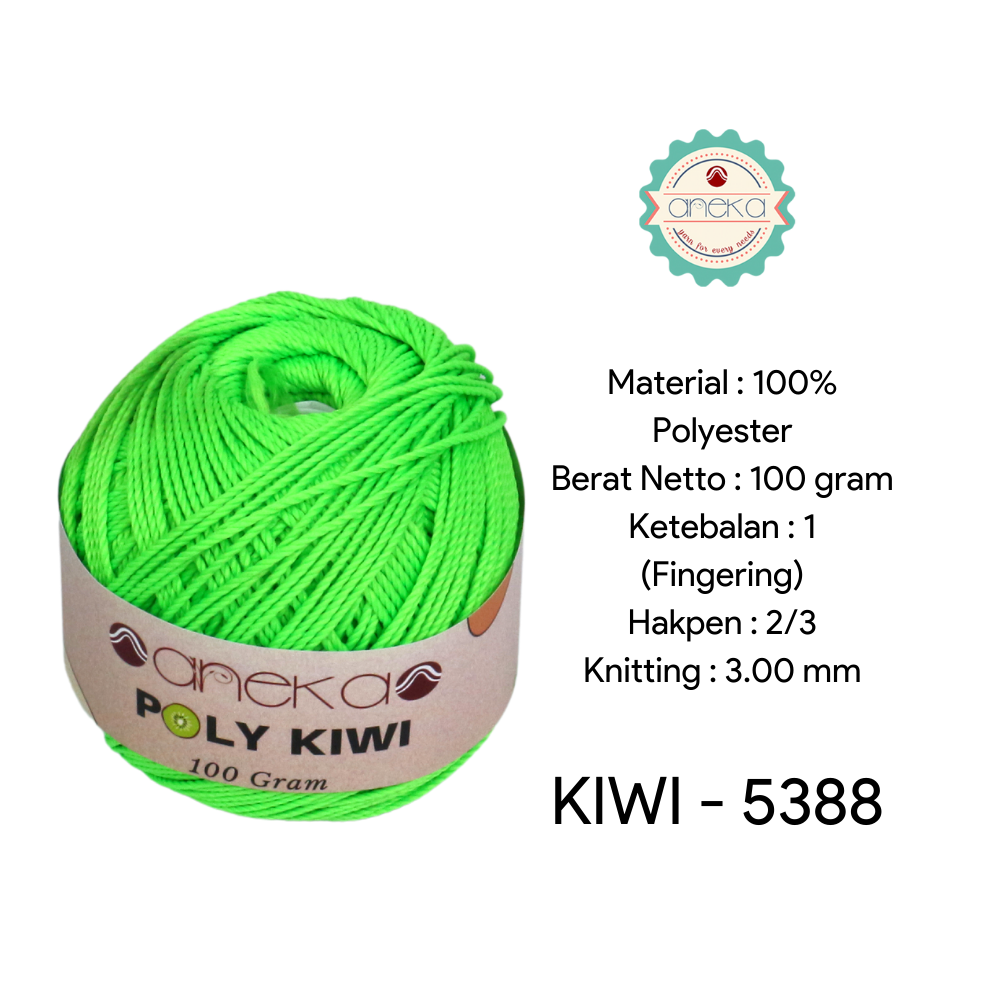KATALOG - Benang Rajut Poli / Poly Kiwi Yarn - PREMIUM - Part 1