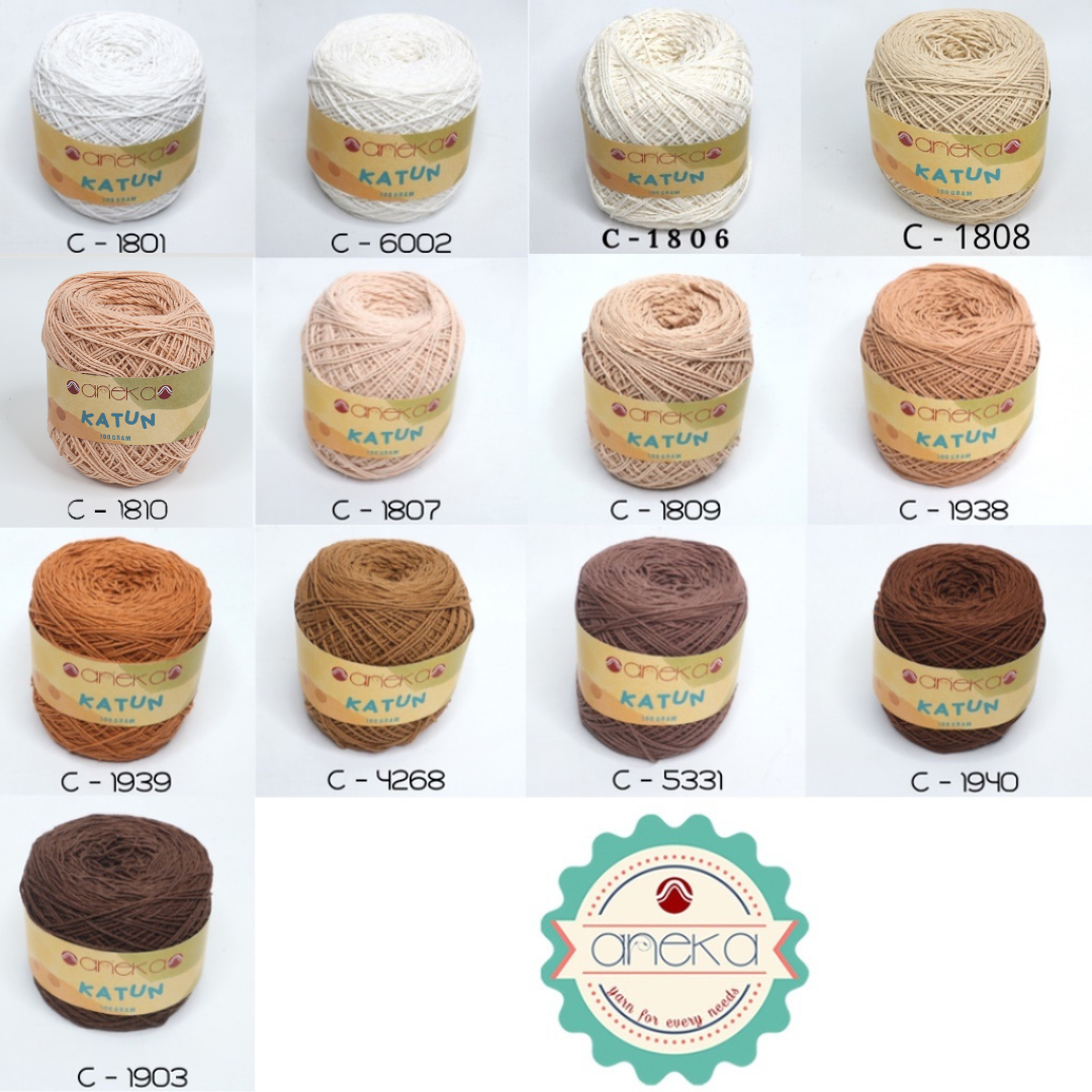 CATALOG - Plain Cotton Knitting Yarn Part 1
