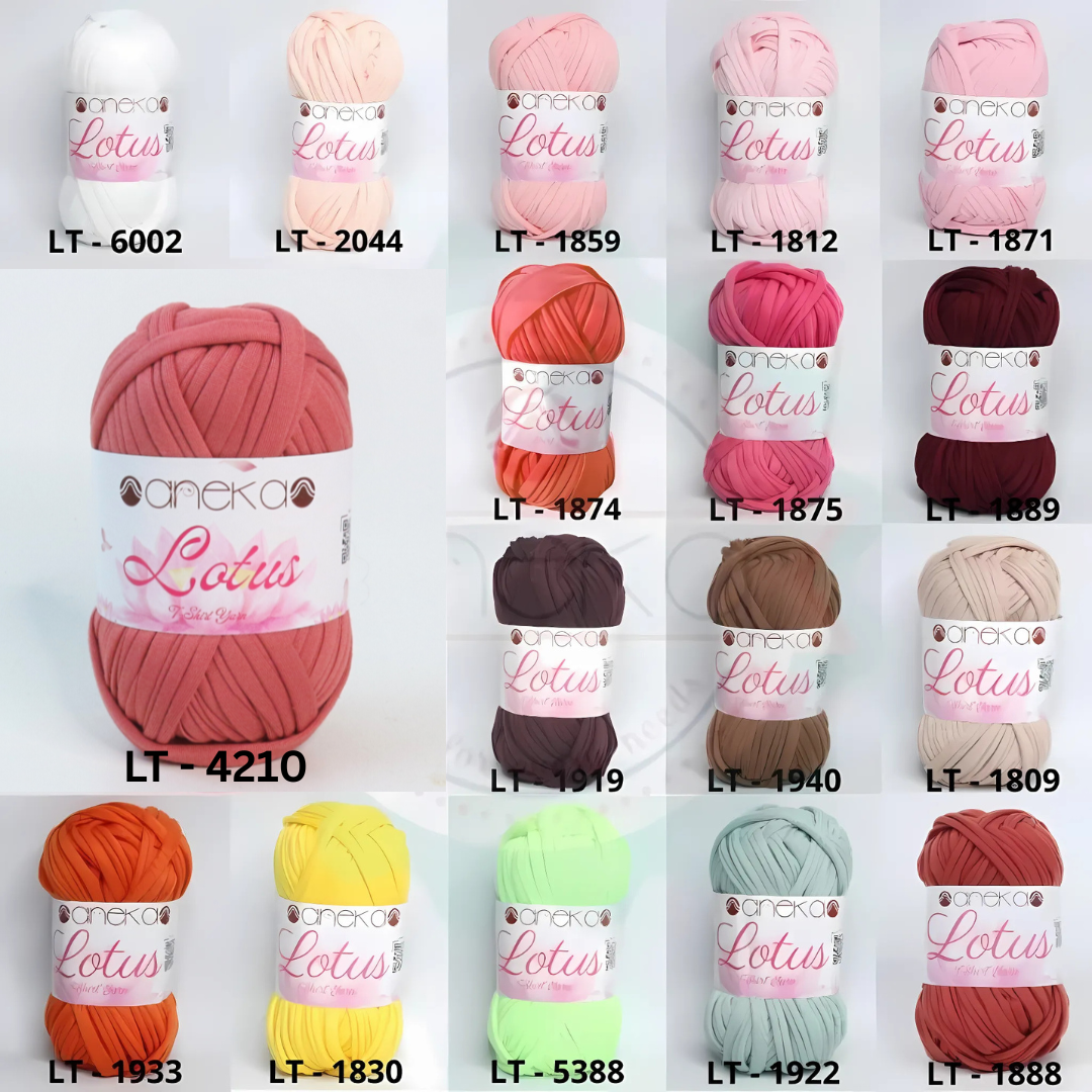 KATALOG - Benang Rajut Lotus / TShirt / Kaos Yarn PART 4