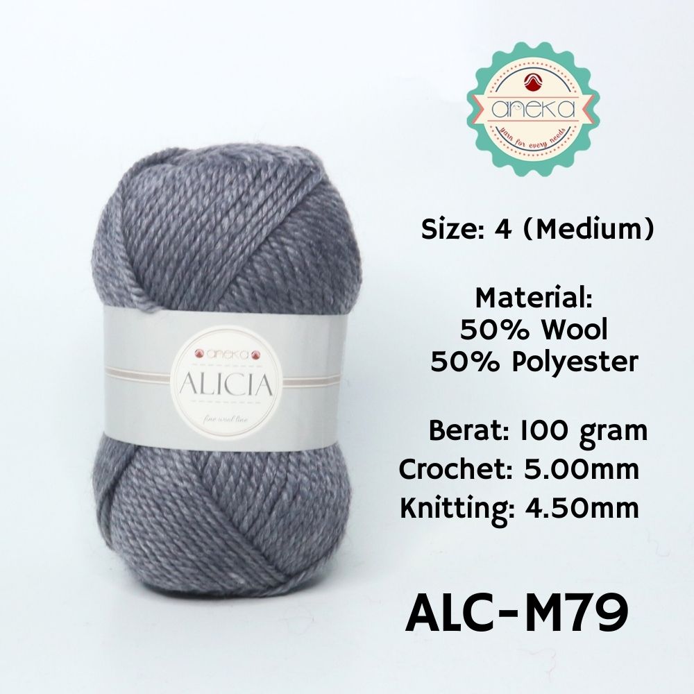 KATALOG - Benang Rajut Wool Alicia / Crochet Knitting Yarn - Part 1