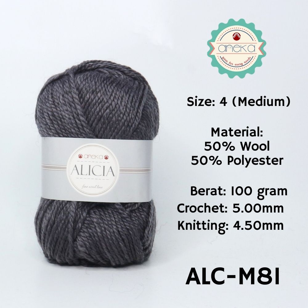 KATALOG - Benang Rajut Wool Alicia / Crochet Knitting Yarn - Part 1