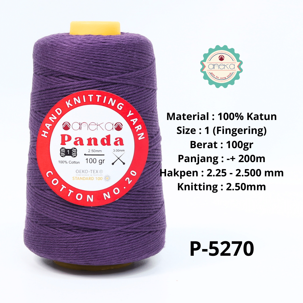 KATALOG - Benang Rajut Katun Panda / Cotton Yarn 2