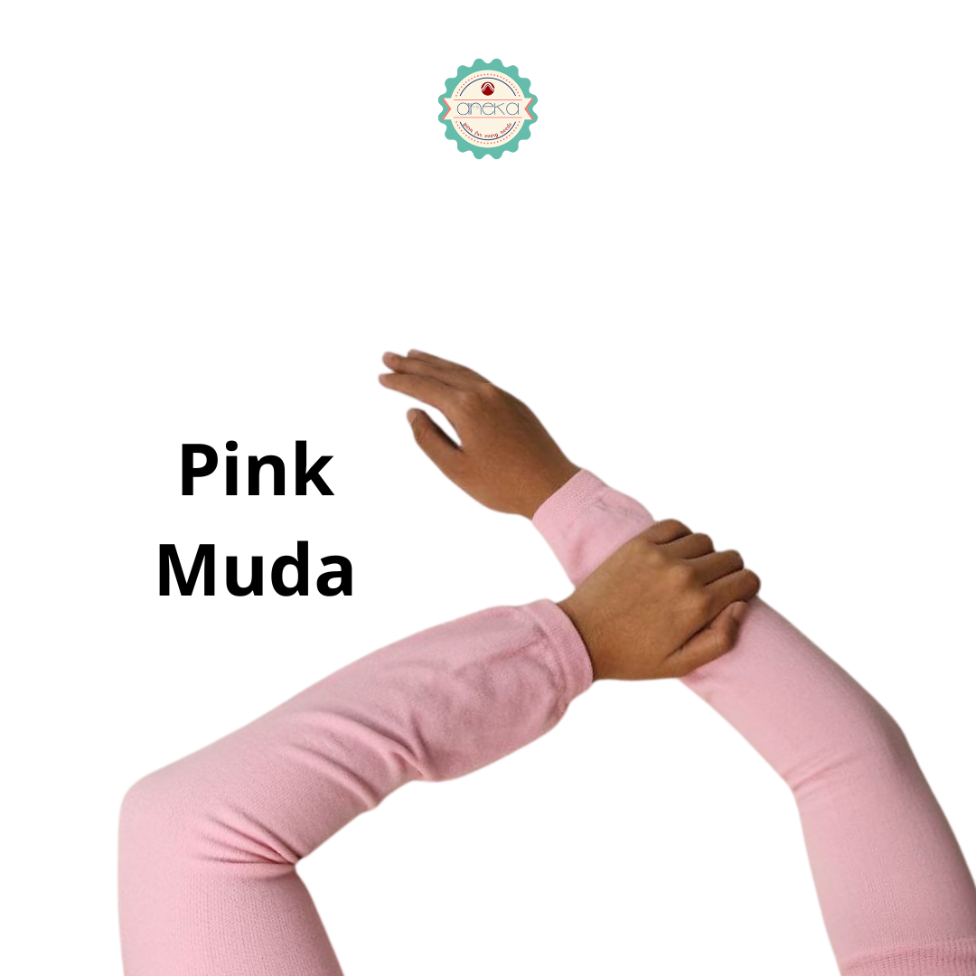 KATALOG - Manset Premium Nilon Tebal Tangan Panjang / Inner Hijab / Kaos Tangan / Handsock / Baju Wanita