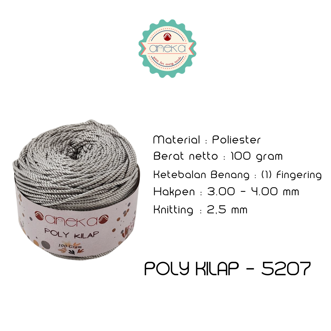 KATALOG - PREMIUM Benang Rajut Polyester/ Poliester / Poli Poly Kilap Warna PART 1