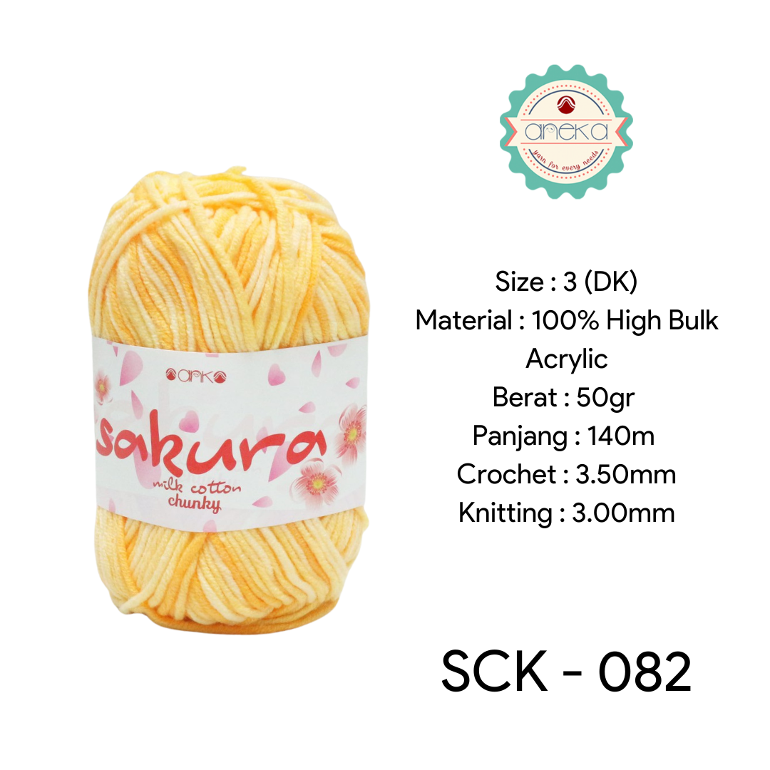 CATALOG - Sakura Milk Cotton Chunky Mix Sembur Mix Cotton Knitting Yarn PART 3