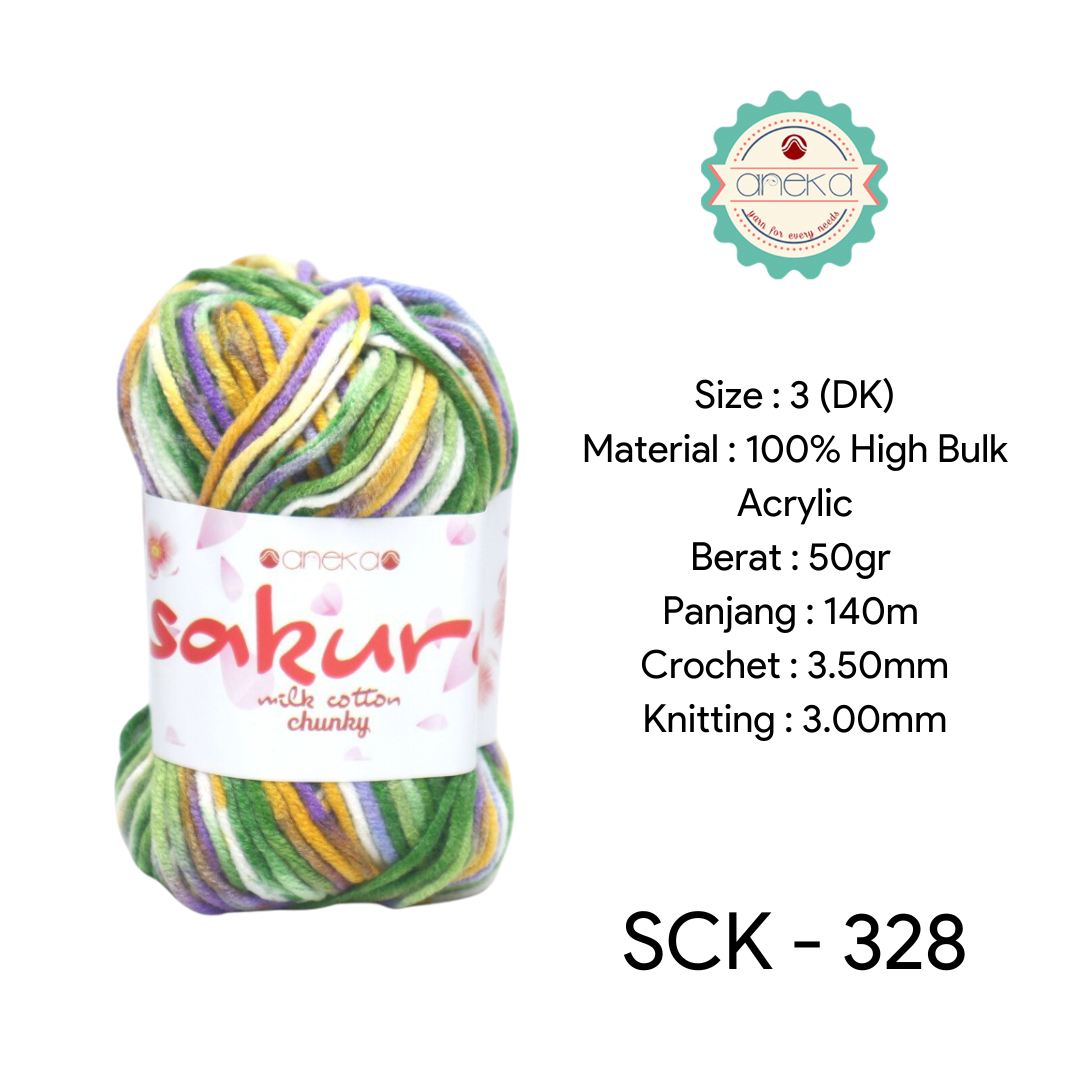 CATALOG - Sakura Milk Cotton Chunky Mix Sembur Mix Cotton Knitting Yarn PART 3