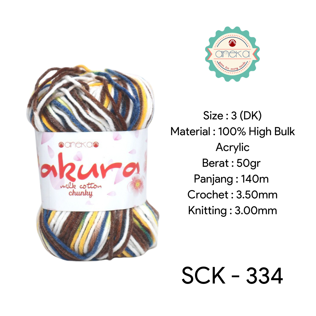 CATALOG - Sakura Milk Cotton Chunky Mix Sembur Mix Cotton Knitting Yarn PART 3