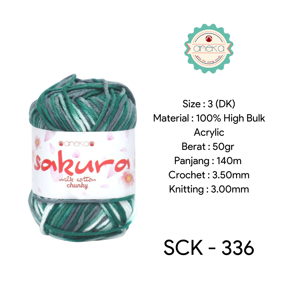 CATALOG - Sakura Milk Cotton Chunky Mix Sembur Mix Cotton Knitting Yarn PART 3