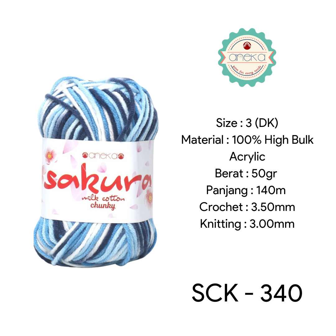 CATALOG - Sakura Milk Cotton Chunky Mix Sembur Mix Cotton Knitting Yarn PART 3