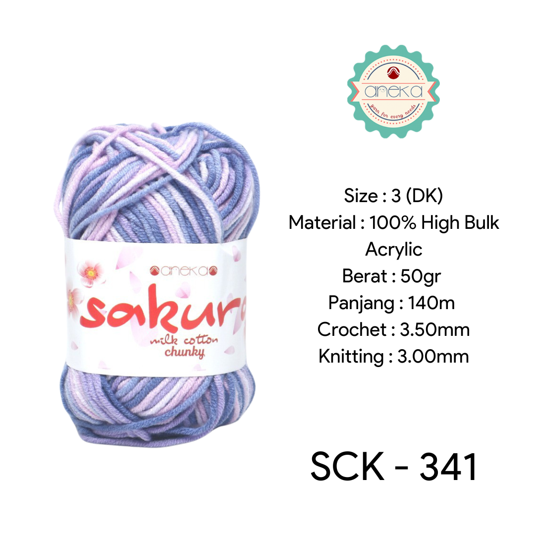 CATALOG - Sakura Milk Cotton Chunky Mix Sembur Mix Cotton Knitting Yarn PART 3