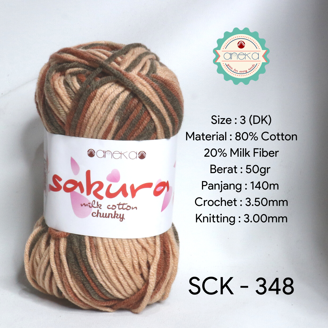 CATALOG - Sakura Milk Cotton Chunky Mix Sembur Mix Cotton Knitting Yarn PART 3