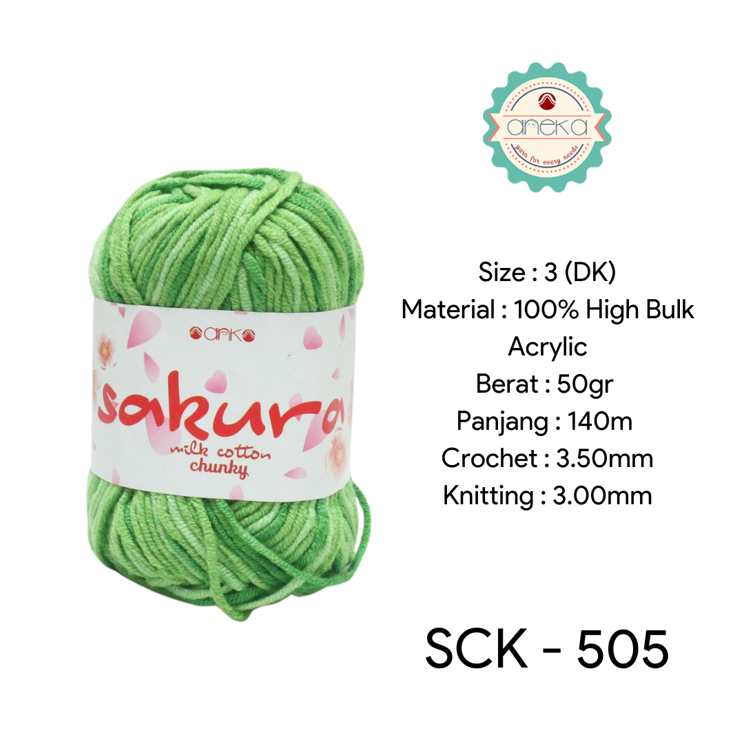 CATALOG - Sakura Milk Cotton Chunky Mix Sembur Mix Cotton Knitting Yarn PART 3