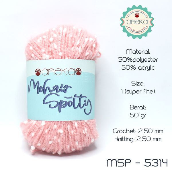 KATALOG - Benang Rajut Katun Mohair Spotty / Benang Angora Spotty PART 1