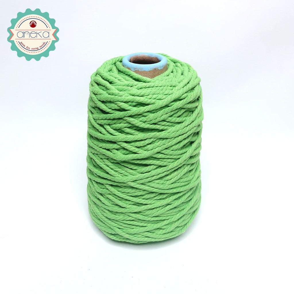 KATALOG - Benang Tali katun / tali macrame makrame warna warni 500 gr / 4mm